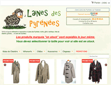 Tablet Screenshot of laines-des-pyrenees.com